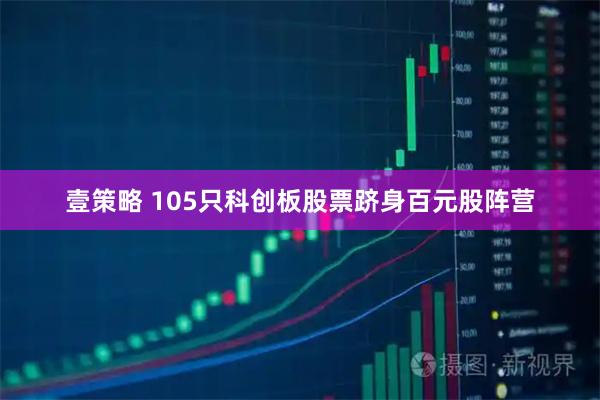 壹策略 105只科创板股票跻身百元股阵营