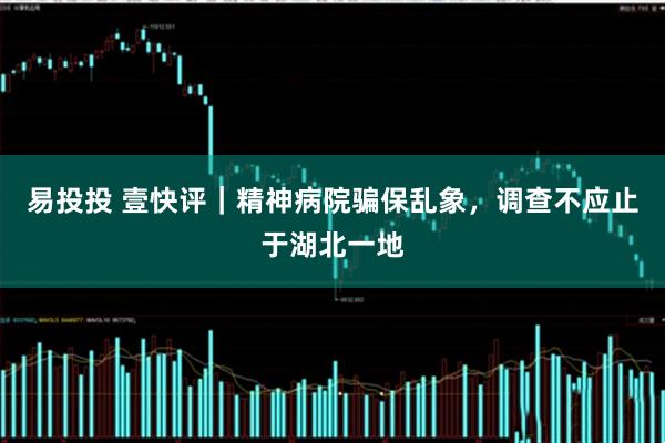易投投 壹快评｜精神病院骗保乱象，调查不应止于湖北一地