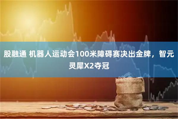 股融通 机器人运动会100米障碍赛决出金牌，智元灵犀X2夺冠